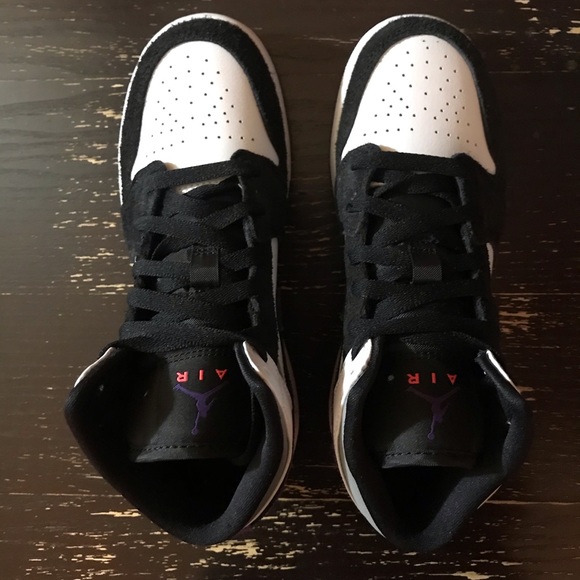 JORDAN 1 MID SE PURPLE - Picture 4 of 5